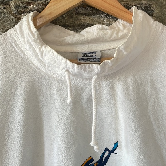 VINTAGE 2001 RARE Peer Wear Coasta Maya 100% Cotton Pullover Made in Mexico Sz M - Picture 3 of 7